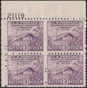 752 Mint,NGAI,NH... Plate Block of 4... SCV $27.50