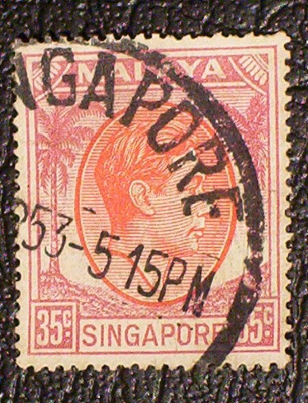 Singapore Scott #15 used