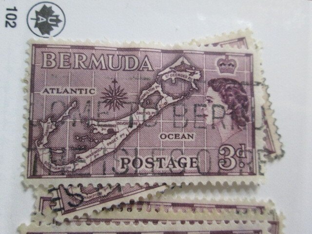 Bermuda #148/149 used  2022 SCV = $0.25