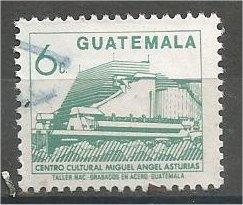 GUATEMALA, 1987, used 6c, Miguel Angel Asturias, Scott 450