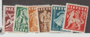 Lithuania Scott #317-322 Stamp - Mint Set