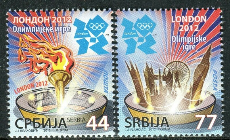 0494 SERBIA 2012 - Olympic Games London - MNH Set