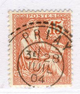 FRANCE - 1904 CAD Facteur-Boîtier Type 1884  PRIAY / AIN  sur N°125