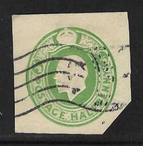   GREAT BRITAIN SQUARE CUT Z8-34