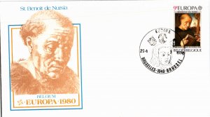 Belgium, Worldwide First Day Cover, Europa