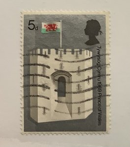 Great Britain 1969 Scott 595 used - 5p, Castle, King's Gate