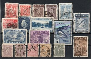 Greece - Selection (17) Older Issues   - See image        /        Lot 0224027