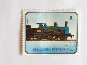 Equatorial Guinea – 1978 – Single “Train” Stamp – SC# 7871 - CTO