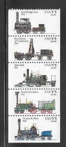 #2362-66a MNH Complete Booklet Pane