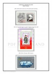 East Germany GDR DDR 1949-1990 PDF(DIGITAL) STAMP ALBUM PAGES