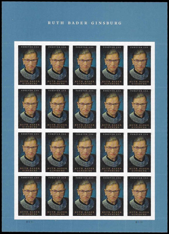 PCBstamps   US #5821 Sheet $13.20(20x{66c})Ruth Ginsburg, MNH, (2)