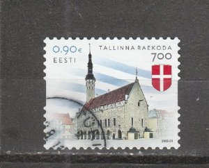 Estonia  Scott#  985  Used  (2022 Tallinn Town Hall), 700th Anniversary)