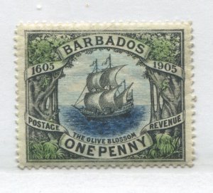 Barbados 1905 1d Tercentenary mint o.g. hinged