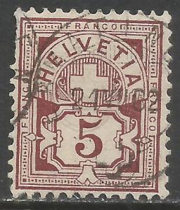 SWITZERLAND 78 VFU Z2778