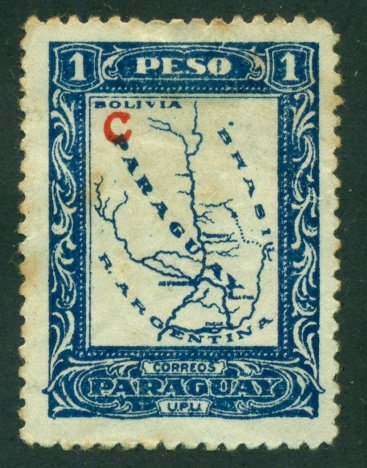 Paraguay 1924 #L7 U SCV (2018) = $1.00