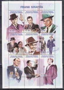 Comoro Islands 838-839 Frank Sinatra and Grace Kelly Mint NH