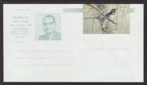 Canada U158 Woodpecker Postal Envelope Unused 