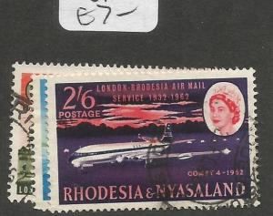 Rhodesia & Nyasaland SG 40-2 VFU (6cip) 