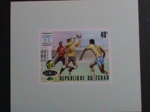 ​CHAD1978-WORLD CUP SOCCER CHAMPIONSHIPS-ARGENTINA'78 IMPERF:MNH PROOF S/S