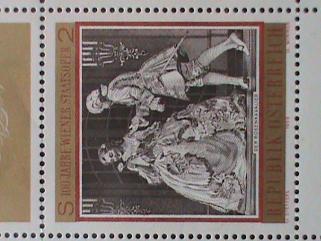 AUSTRIA STAMP: 1969   DON GIOVANNI, BY MOZART -CENTENARY OF VIENNA OPERA HOUSE: