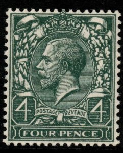 GB SGN39(1) 1924 4d DEEP GREY-GREEN MNH