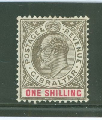 Gibraltar #57A Unused Single