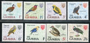 Gambia MH 175-81 Birds