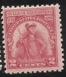 657 2c MNH  F/VF Centering