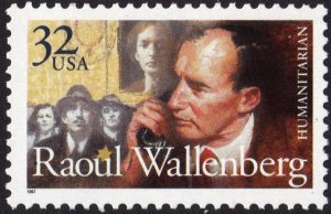 SC#3135 32¢ Raoul Wallenberg Single (1997) MNH