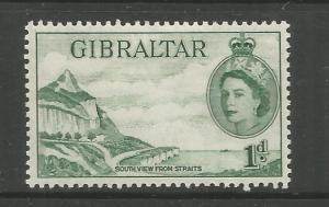 GIBRALTAR, 133, MINT HINGED, SOUTH VIEW