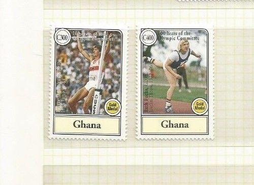 GHANA OLYMPICS SCOTT 1711-2 MNH 