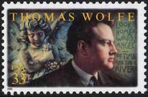 SC#3444 33¢ Thomas Wolfe Single (2000) MNH