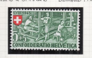 Switzerland 1945 Pro Patria Issue Fine Mint Hinged 5c. NW-209712