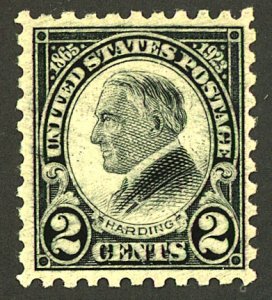 U.S. #612 MINT OG NH CREASES