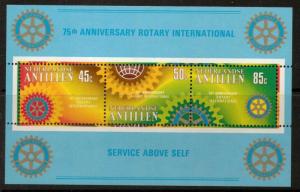 NETHERLANDS ANTILLES SGMS720 1980 ROTARY MNH