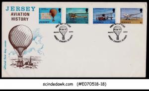 JERSEY - 1973 AVIATION HISTORY - 4V - FDC