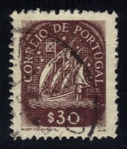 Portugal #619 Sailing Ship, used (0.20)