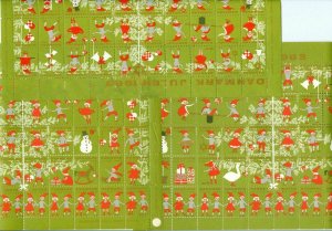 Denmark. 3 Christmas Sheet 1963. Santas. Damaged,Defect Sheets. See Description