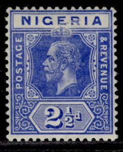 NIGERIA GV SG4, 2½d bright blue, M MINT. Cat £10.