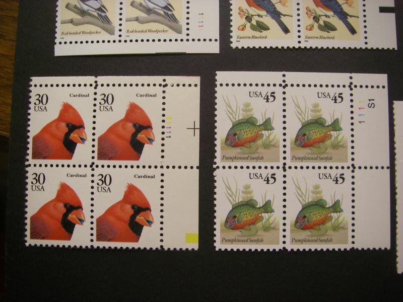 Flaura & Fauna Plate Block collection of 12, 1c - $2 MNH Beauties, CV $44+