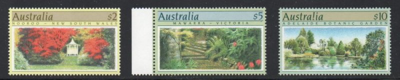 Australia Sc 1132-1134 1989 High Value stamp set mint NH