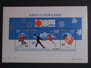 JAPAN-1972-SC#1105a 11TH WINTER OLYMPIC-SAPPORO'72  MNH SHEET VERY FINE