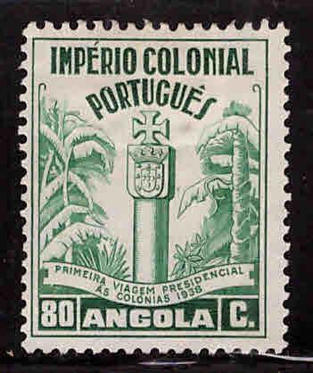 Angola Scott 292 MH* stamp with a hinge remnant