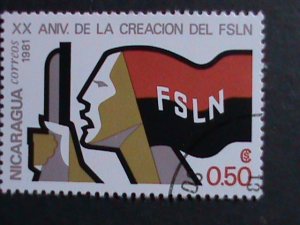 NICARAGUA-1981- SC#1111 20TH ANNIVERSARY OF FSLN CTO VF WE SHIP TO WORLDWIDE