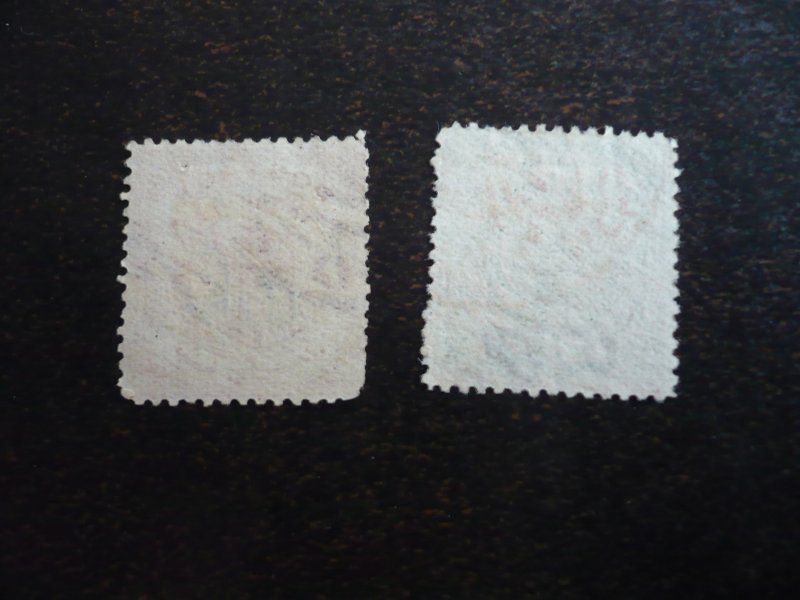 Stamps - India Hyderabad - Scott# O44-O45 - Used Part Set of 2 Stamps