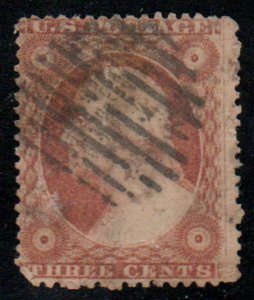 US #26 VF used, nice grid cancel, super fresh, Choice!