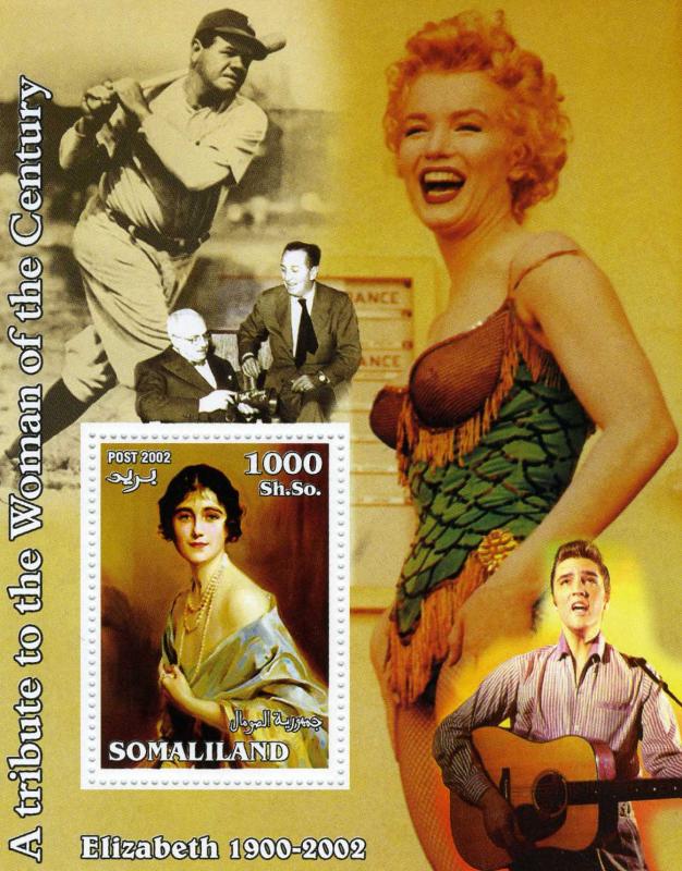 Somaliland 2002 Marilyn Monroe s/s Perforated mnh.vf