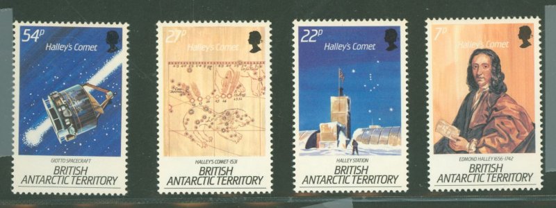 British Antarctic Territory #129-132  Single (Complete Set) (Space)