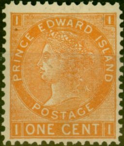 Prince Edward Island 1872 1c Orange SG43 Fine MNH (2)