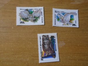 Russia  #  5871-73   MNH   Birds